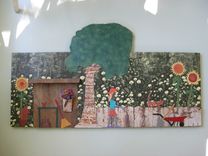 Handmade Upcycled Metal Wall Art Sculpture 2 small