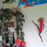 Handmade Upcycled Metal Dancer Wall Art Sculpture "Georgia'' 2 small