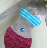 Handmade Upcycled Metal Mermaid Wall Art Sculpture 2 small