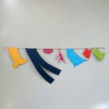 Handmade Upcycled Metal Clothesline Wall Art For Laundry Room 2 small
