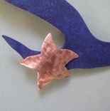 Metal Mermaid Wall Art Sculpture Reclaimed Metal Blue 5 small