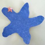 Starfish Jewelry Tray Reclaimed Metal Blue 3 small