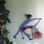 Art Sculpture - Antonia And Raoul - Sexy Latin Dancers Upcycled Metal Wall Decor 3 small