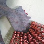 Art Sculpture - Antonia And Raoul - Sexy Latin Dancers Upcycled Metal Wall Decor 5 small