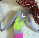 Handmade Upcycled Metal Girlfriends Wall Art Piece 5 small