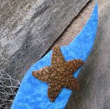 Mermaid Wall Metal Art Recycled Metal Ocean Decor Wall Hanging Beach House Wall Sculpture Very Large 2 small