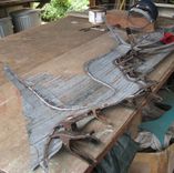 Mermaid Wall Metal Art Recycled Metal Ocean Decor Wall Hanging Beach House Wall Sculpture Very Large 3 small