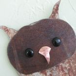 Owl Wall Art Sculpture Recycled Metal Animal Wall Decor Folk Art Kitchen Wall Decor Bird Art 7 X 15 2 small