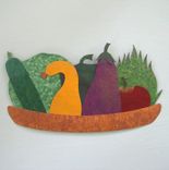 Metal Kitchen Wall Hanging Art Vegetable Decor 1 small