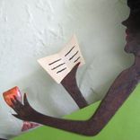 Bathtub Art Sculpture Metal Wall Home Decor Bathtub Lady Recycled Metal Bathroom Wall Decor 6 small