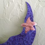 Handmade Upcycled Metal Mermaid Swimmer Wall Art Sculpture 2 small