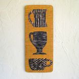 Handmade Upcycled Metal Coffee Shop Wall Art Sculpture 1 small