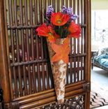 Handmade Upcycled Metal Starfish Wall Sconce 2 small