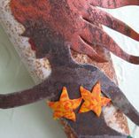 Handmade Upcycled Metal Wall Sconce With Mermaid 3 small