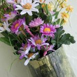 Handmade Upcycled Metal Wall Sconce In Green 2 small