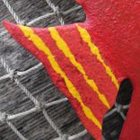 Handmade Upcycled Metal Seahorse Wall Art Sculpture In Red 3 small