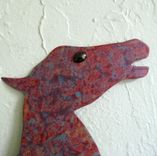 Handmade Upcycled Metal Horse Wall Art Sculpture 2 small