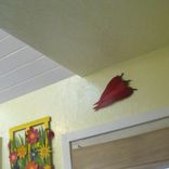 Red Chili Peppers - Kitchen Wall Art Sculpture Reclaimed Metal Vegetable Art Decor 4 small