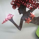 Handmade Upcycled Metal Mermaid Jewelry Tray 4 small