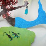 Handmade Upcycled Metal Mermaid Jewelry Tray 3 small