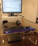 Acrylic Pc Monitor Stands / Risers, Hand Crafted To Any Size Or Style - Lighted Option 2 small