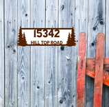 Personalized Metal Address Sign 4 small