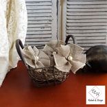 Flowers Farmhouse Flower Accents Burlap Neutral Home Decor Diy Magnets, Accents 1 small