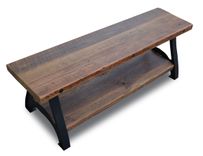 Rustic And Exotic Wood Dining Benches 1 small