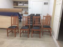Solid Cherry Mission Style Dining Chairs 2 small