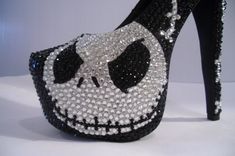 Nightmare Before Christmas Heels (Jack Skellington Pumps) 2 small
