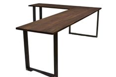 Walnut L Desk, Wood Corner Desk, Elbow Desk, Handmade Desk, L Shaped Desk, Custom Desk, Solid Desk 3 small