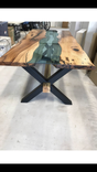 River Glass Inlay Table 2 small