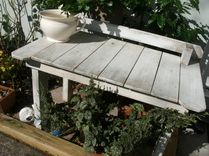Recycled Wood Garden Bench 2 small