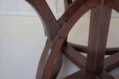 Walnut Dining Or Entry Table   Extraordinaire ! ! !. 4 small