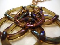 Glass Pendants, Fused 1 small
