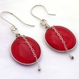 Glass Earrings, Fused 1 small