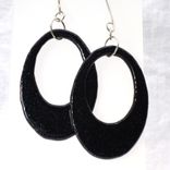 Glass Earrings, Fused 4 small