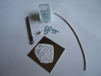White Gold Puzzle Piece Pendant 2 small