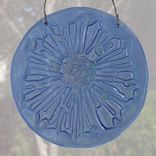 Fused Glass Suncatcher With Dichroic Accents 3 small