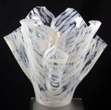 White Glass Vase 3 small