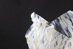 White Glass Vase 5 small