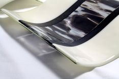 Set Of 2 Clairette Fused Glass Wall Art Sculpture 2 small