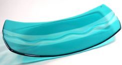 Blue Glass Platter 1 small