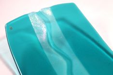 Blue Glass Platter 2 small