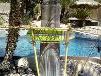 Iridescent Blue Glass Surfboard 5 small