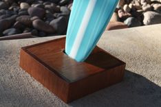 Turquoise Glass Surfbaord With Turtle Design 1 small