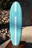 Turquoise Glass Surfbaord With Turtle Design 4 small