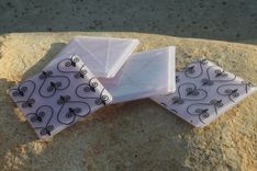 Cotton Candy Hearts Glass Coasters In Set Of 4 2 small