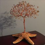 Copper Wire Tree Sculpture 5 small