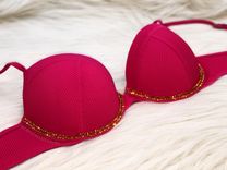 Custom Crystallized Bikini Any Color Style Jeweled European Crystals Bedazzled Swimsuit 4 small